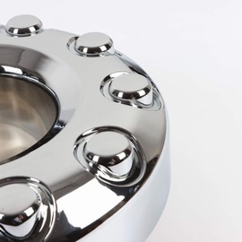 PPCovers Replacement for 05-17 F450 Super Duty DUALLY Chrome 10 Lug Front Wheel Center Hub Cap 1 Piece 5C3Z1130NA