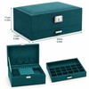 3-Tier Jewelry Organizer Box for Necklaces, Rings & Earrings –