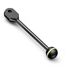 Seafrogs 1" Ball to YS Head Clip Arm 5.5'' /14cm Aluminum Alloy YS Head Adapter Arm Underwater Photography Lighting System Connector for Diving Strobe/Video Light (AM-4)