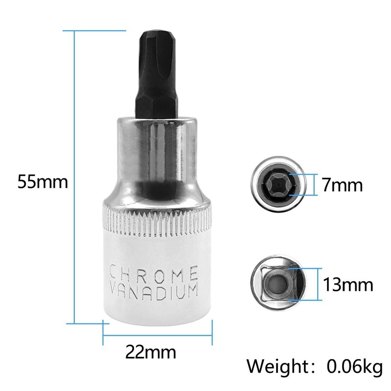 ZKTOOL Car Seat Screw Removal Socket - Effortless Removal For