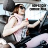 Tallew 4 Pcs Universal Car Headrest Cover Soft Car Seat