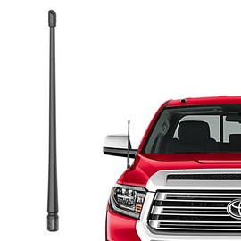 RYDONAIR Short Antenna Compatible with Toyota Tundra 2014+ & Toyota Tacoma 1995+, Internal Copper Coil for Enhanced Reception, 13 inches Flexible Rubber Antenna Replacement