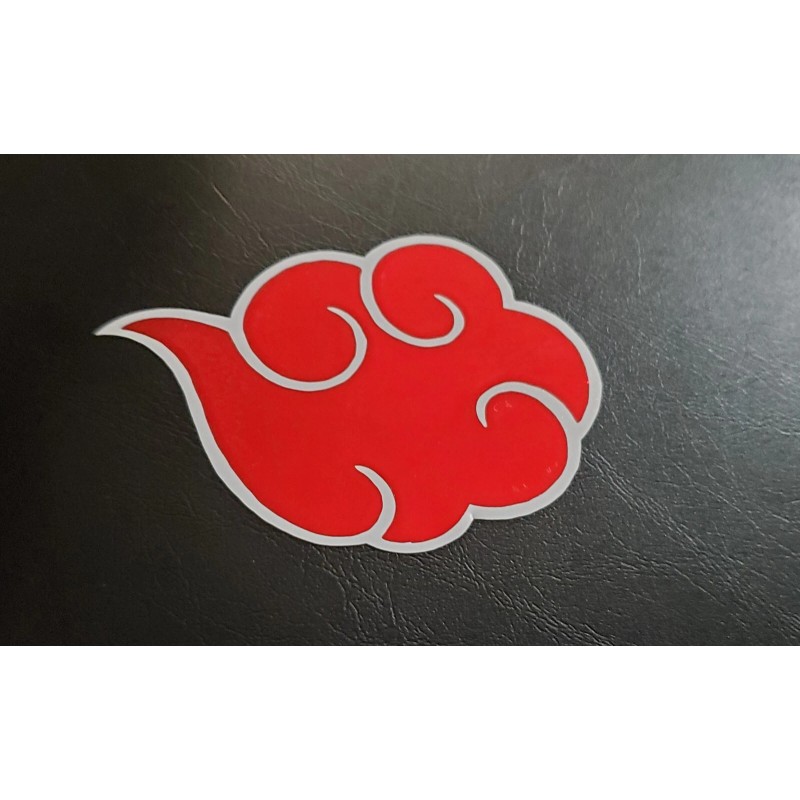 Akatsuki Cloud Symbol Holographic Naruto Sticker Vinyl Decal V2 Wider