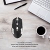2.4GHz Wireless BT Mouse Dual Mode Silent Easy Operation Ergonomic
