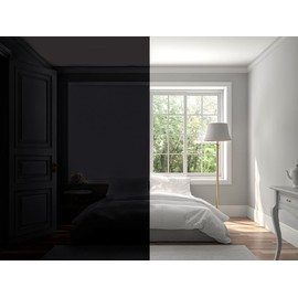 Easynight Portable Travel Version Blackout Blind, 100% Light Blocking Material, Large, Make Any Size And Shape Up To 200x145cm, No Drill, Easy To Use Temporary Or Permanent For Home Travel Office