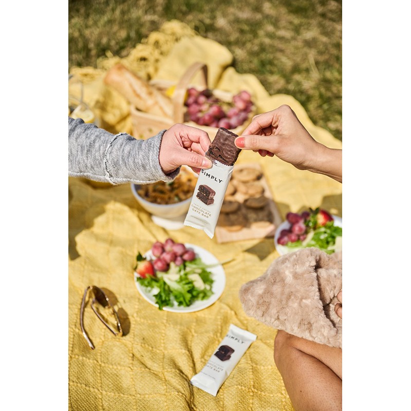 SIMPLY GUM Chocolate Date Bars | Triple Cacao | Fair