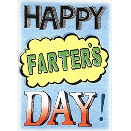 RSVP Farter's Day Talk Bubble Humorous : Funny Father's Day Card