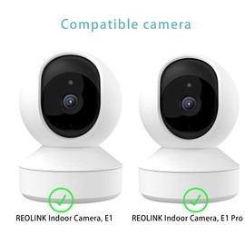 2 Pack Adjustable Wall Mount Compatible with TP-Link Tapo C200/C210, Kasa EC70/KC410S Indoor Pan/Tilt Camera, Reolink E1 / E1 Pro Camera, Security Camera Bracket Outdoor Camera Mounting Bracket