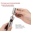 domoi Manual Salt and Pepper Grinder Set Thumb Push Pepper