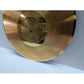 Gold and Platinum 12" LP Record Blanks Plated Vinyl Records