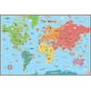Wall Pops WallPops WPE0624: Kids World Dry Erase Map Decal