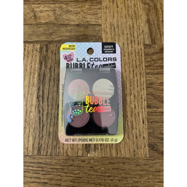 L.A. Colors Bubble Tea Eyeshadow Strawberry Shimmer