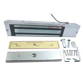 FUZADEL 280KG (600LB) Access Control System Single Door 12V Electric Lock Magnetic Electromagnetic Lock Holding Force