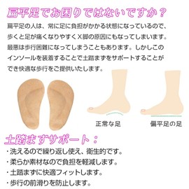 Insole, Arch Support, Fluffy Gel Cushion, Prevents Slipping, Cushion Pad, Foot Massage, Fine Adjustment, Insole, Shock Absorption, Pad, Insole, Pumps, Heel, Anti-Slip, Gel, 2 Pairs