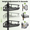 DAOYA Shower Caddy Tension Pole Shower Organizer Tension Rod with