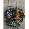 Lot Of Mixed Bracelets Wood Beads 8 Mm and Lava