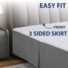 Luxury Double Brushed Microfiber Bed Skirt, Ultra Soft, and Wrinkle