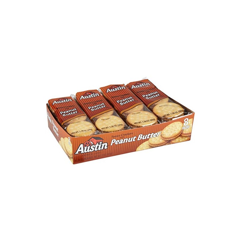 Austin Cracker Sandwiches To Go - Toasty Crackers w/ Peanut