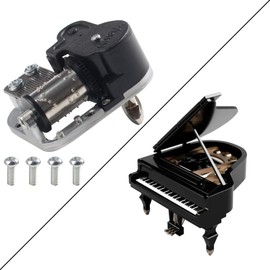 Clockwork Piano Music Box - 3D Printer DIY Craetive Model Components: FYSETC Unique Piano Hardware Kit Mechanism Standard Parts Bottom Winding Kit 3D Printing Accessories for P1 X1 A1 MINI