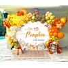 Fall Baby Shower Backdrop Pumpkin Baby Shower Decorations A Little