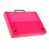 エトランジェディコスタリカ ブリーフケース A4 透明PP ピンク TBC-A4-70