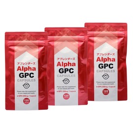 Apprenders Alpha GPC (1,000 mg per day) x 3 Pack Set