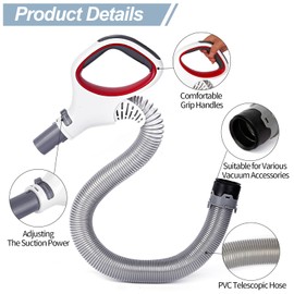 Abeskch Vacuum Hose Handle Replacement for Shark Rotator Professional Lift-Away NV500, NV501, NV501c, NV502, NV503, NV504, NV505, NV510, NV520, NV552, UV560, for Shark Vacuum Hose Replaces # 1245FC500
