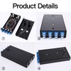 12 Duplex 24 Port LC-OS1 Box+ SingleMode Cables Wall Mount