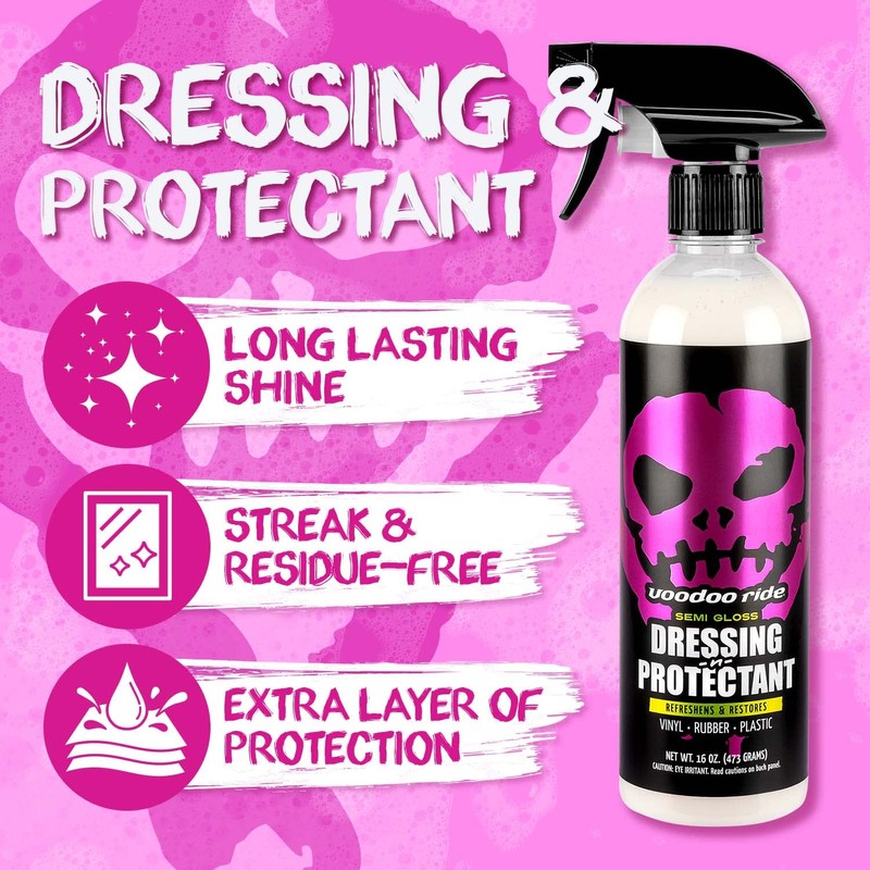 Voodoo Ride ® VR-1006 Dressing-N-Protectant White New Car Scent Restores