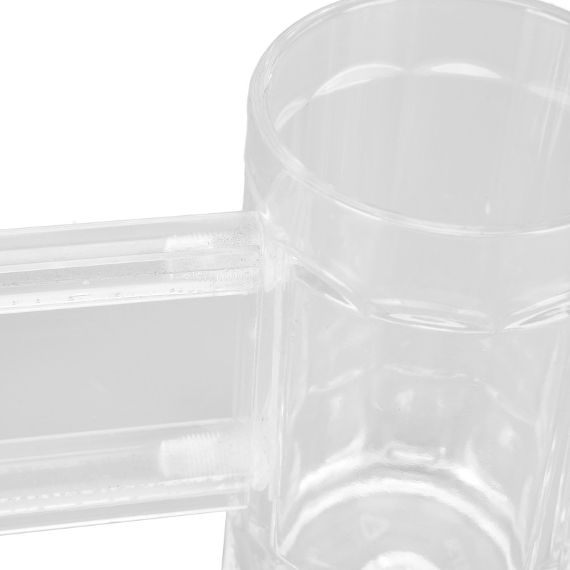 430ml Beer Mug Double Conjoined Beer Glass Drop Resistant Acrylic