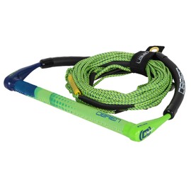 O'Brien Fusion Wake Handle with Dyneema Line – Adjustable 40'-65' Zero-Stretch Wakeboarding Rope