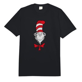 Dr. Seuss The Cat in the Hat Face Comfort Colors Adult Heavyweight T-shirt