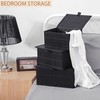 Honygebia Bamboo Decorative Storage Boxes - Set of 3 Woven