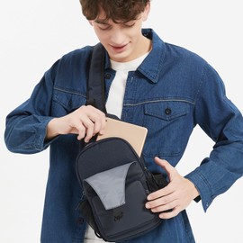 Javolto Crossbody Bags Sling Backpack，Multipurpose Cross body Shoulder Bag for Men and Women Chest Bag Travel Hiking Daypack-Flower