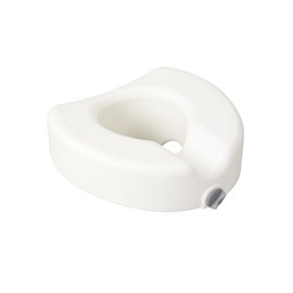 Drive Medical 12014 Premium Raised Toilet Seat with Lock, Elongated Seat, White