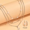 KBRPEY Necklace for Women Girls Pearl Cross Pendant Chain Classic
