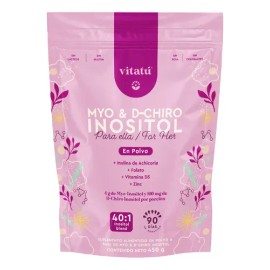 Suplemento en polvo Vitatú Suplemento Myo Y D-chiro Inositol x 450g