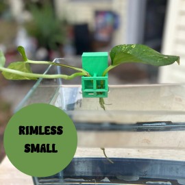 Unbranded Small Aquarium Pothos Plant Holder for Rimless Fish Tanks 3D Printed - Random