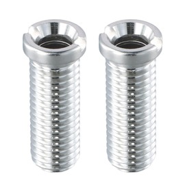 2 Pieces Sink Basket Screw, 35mm Strainer Waste Threaded Screw, Strainer Screw Basket Strainer Plug Screw, Hollow Screw, Suitable for Kitchen Sinks and Wash Basins