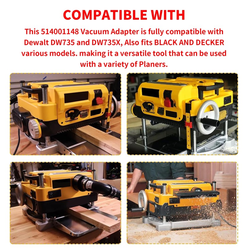 Thaekuns 5140011-48 514001148 Planer Adaptor for DeWalt DW735 DW735X