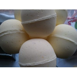 3 Orange Blossom and Honey Luxury Bath Bombs, Large, 5 oz Each, Made with Shea, Mango & Cocoa Butter, Ultra Moisturizing, Great for Dry Skin, All Skin Types. (Orange Blossom and Honey)