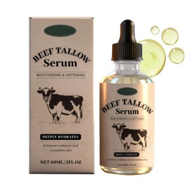 Tallow Anti-Aging Facial Serum, Contains Beef Tallow, Hydrates and Moisturizes, Nourishes and Firms Skin, Improves Skin Elasticity, Leave Skin Smooth and Hydrated, Tallow Skincare, 2 Fl. Oz