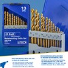 S&R Metal drill bit Set 1,5-6,5 mm, 135 °, 13