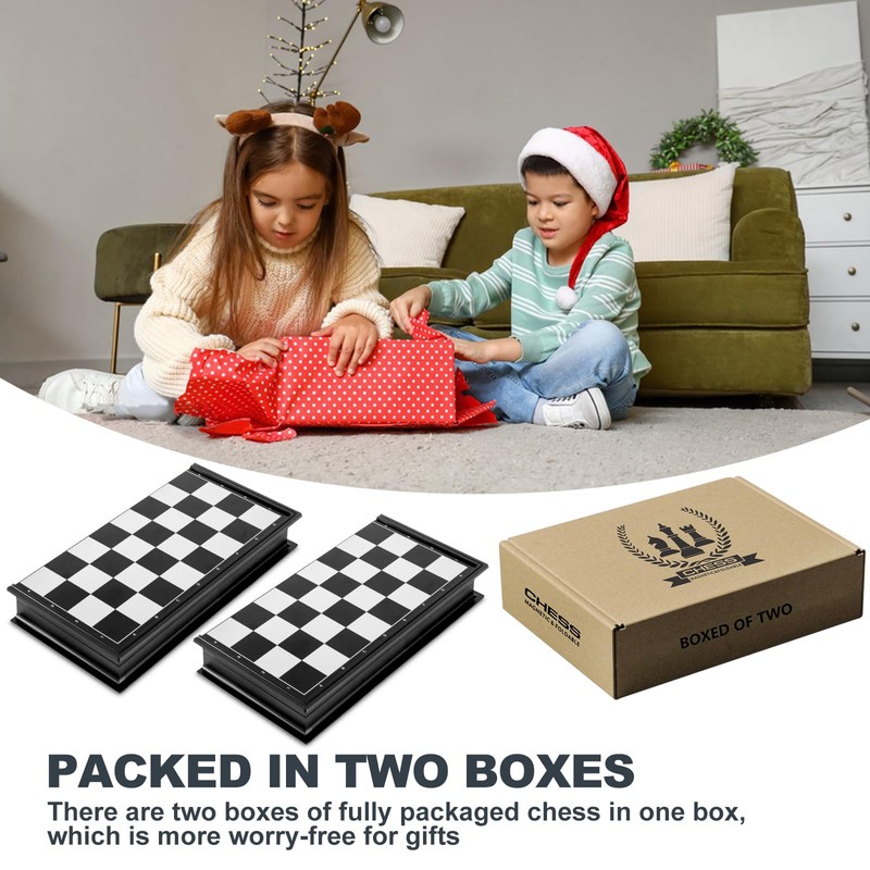 Chess Board Set Game -Travel Magnetic Chess Piece Set with