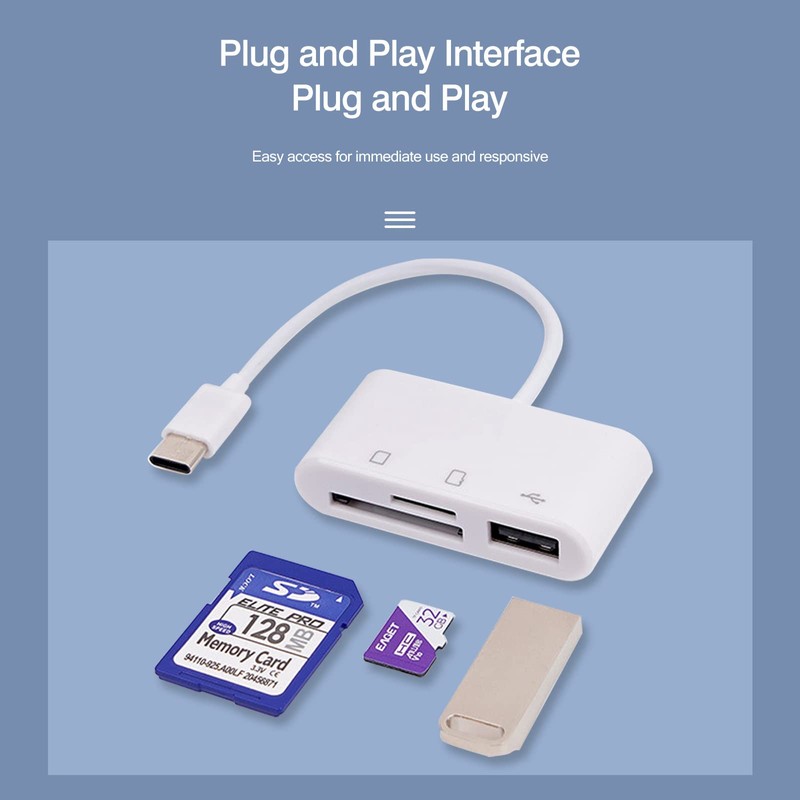 [2 Pack] SD Card Reader for Android, Micro SD Card