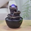 Indoor Fountain Zen Cascade Relaxing Bright Colourful LED, Useful Gifts