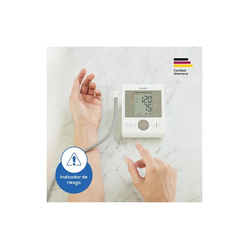 Monitor De Presin Arterial Bm28 Adaptador De Corriente Blanco