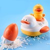 Spraying Duck Bath Toy Cute Shape Plastic Waterproof Electric Spray