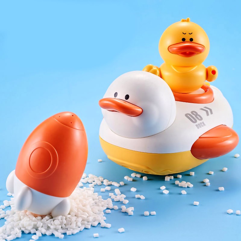 Spraying Duck Bath Toy Cute Shape Plastic Waterproof Electric Spray