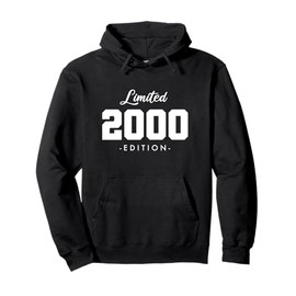 Gift for 25 Year Old 2000 Limited Edition 25th Birthday Pullover Hoodie